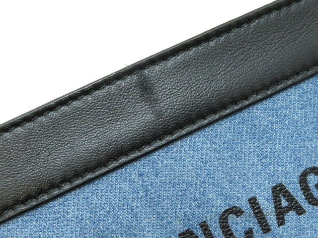 BALENCIAGA バレンシアガ ネイビーポシェット ブルー/ブラック