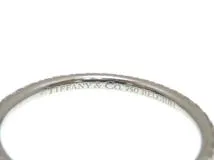 TIFFANY&CO ティファニー メトロリング K18WG ダイヤモンド リング 7号