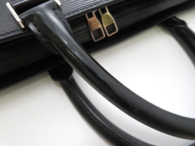 LOUIS VUITTON ルイヴィトン バサーノMM ビジネスバッグ エピ ノワール