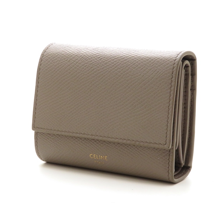 セリーヌ スモール トリフォールドウォレット 折り財布 グレー CELINE 楽天市場】Celine セリーヌ Small Tri-Fold Wallet 三つ折り財布