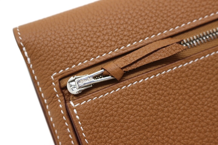 HERMES エルメス 財布 ドゴンロング 長財布 ゴールド シルバー HERMES エルメス 財布 ドゴンロング 長財布 ゴールド シルバー