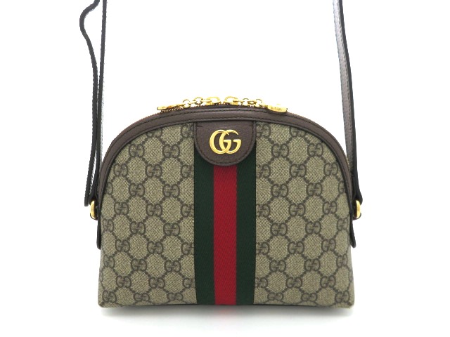 GUCCI グッチ オフィディア GGショルダーバッグ ベージュ エボニー GG