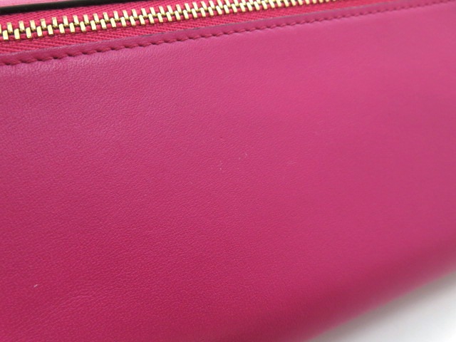 LOEWE ロエベ 二つ折り長財布 ピンク カーフ【473】 の購入なら「質