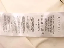 GUCCI グッチ 衣類 トレフォイルロゴ半袖Tシャツ メンズS ホワイト/ブルー/レッド コットン 702612 ( 2148103863615) 【200】