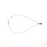 GUCCI　グッチ　ハートスタッズネックレス　シルバー　アメジスト　約6.6g　2148103885631　【205】