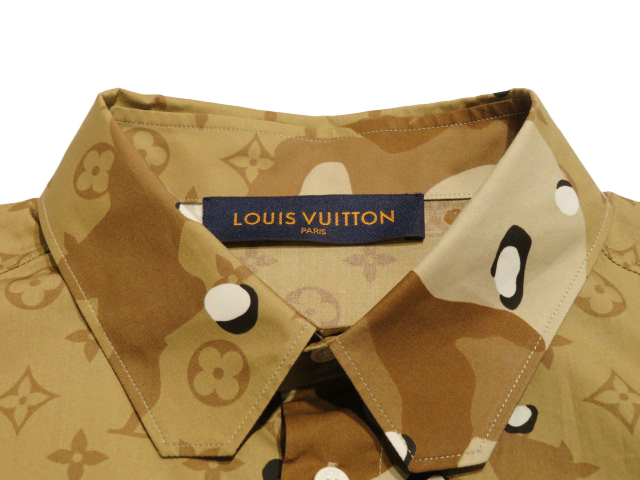 LOUIS VUITTON ルイヴィトン カモDNAオセアンモノグラムシャツ メンズ 