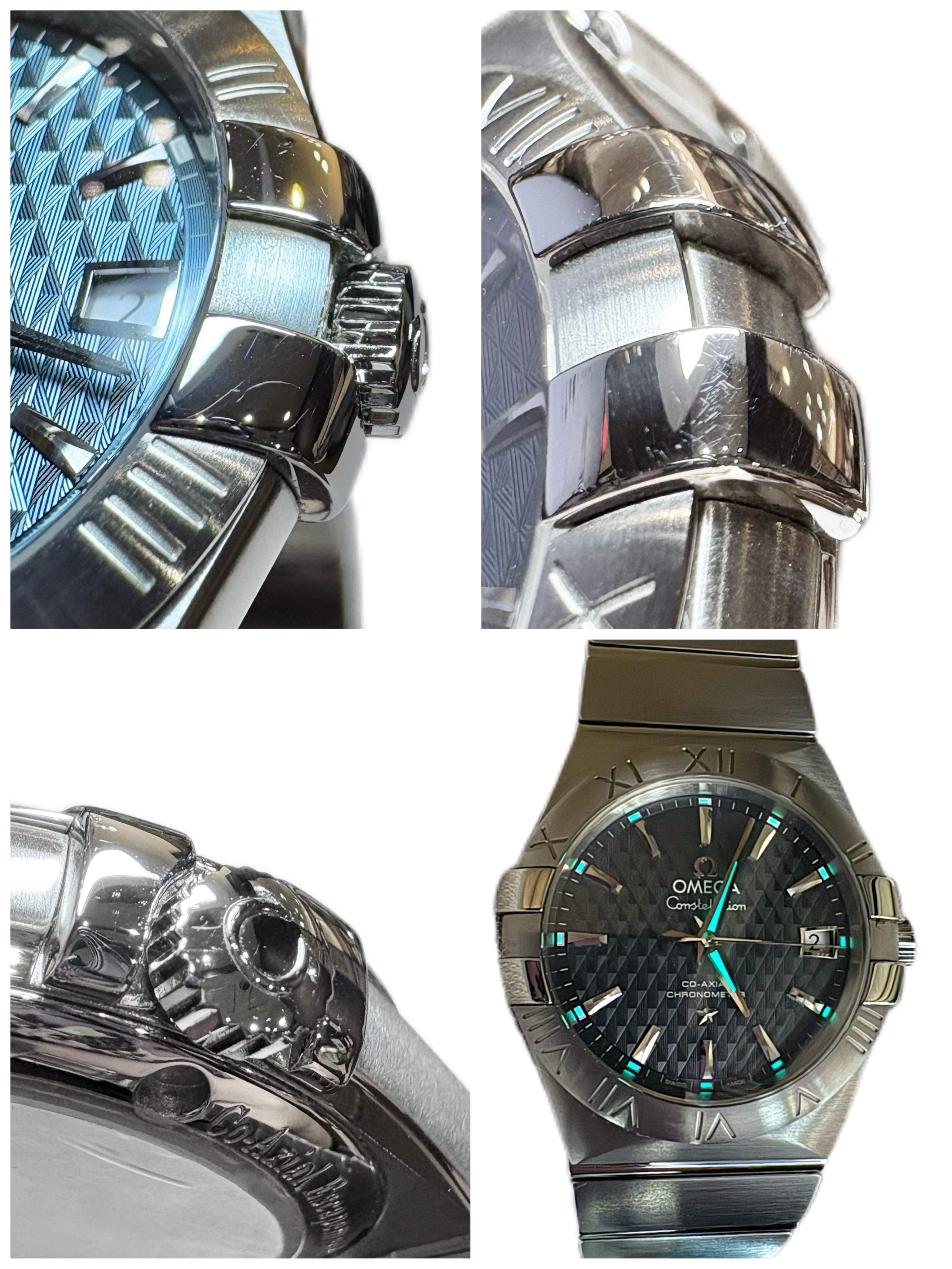 OMEGA オメガ コンステレーション ブルー ステンレス 123.10