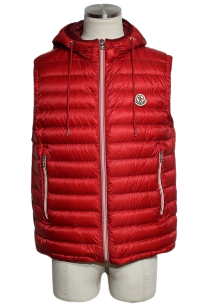 MONCLER ダウンベスト レッド　サイズ1　モンクレール 楽天市場】MONCLER ダウンベスト レッド（メンズファッション