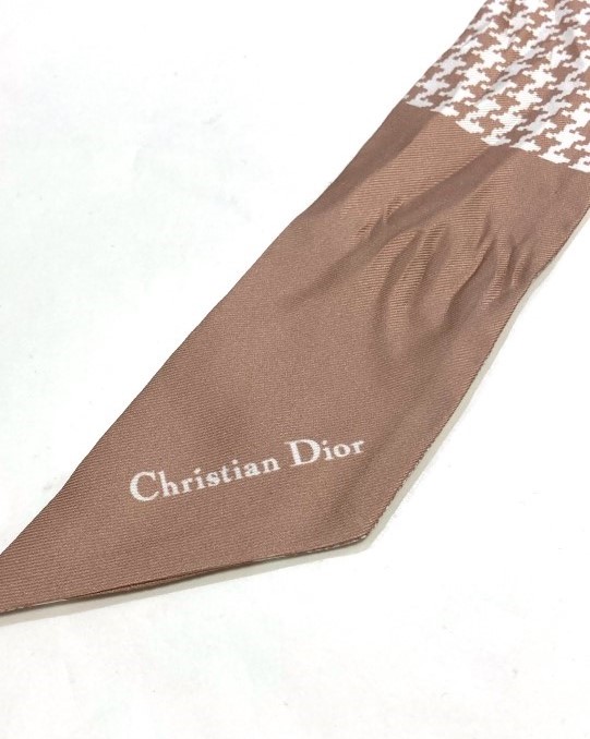 Dior　ディオール　30 MONTAIGNE ミッツァ スカーフ　シルク　ピンク 　【472】A