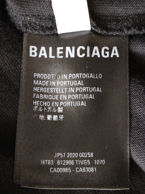 BALENCIAGA バレンシアガ トップス LOGO ミディアムフィット Tシャツ 