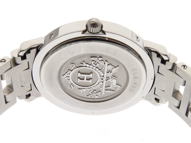 HERMES エルメス クリッパー CL4.420 GP/SS ボーイズ クオーツ
