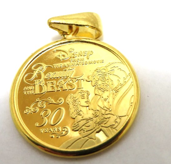 ディズニー 美女と野獣30周年記念硬貨