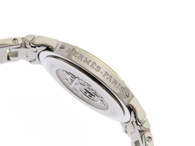 HERMES エルメス クリッパー CL4.420 GP/SS ボーイズ クオーツ