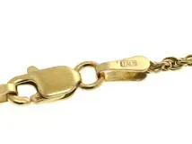 JEWELRY ノンブランド ジュエリー チェーンネックレス K14 イエローゴールド 4.0g【473】