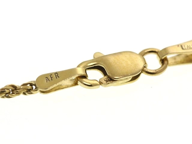 JEWELRY ノンブランド ジュエリー チェーンネックレス K14 イエローゴールド 4.0g【473】