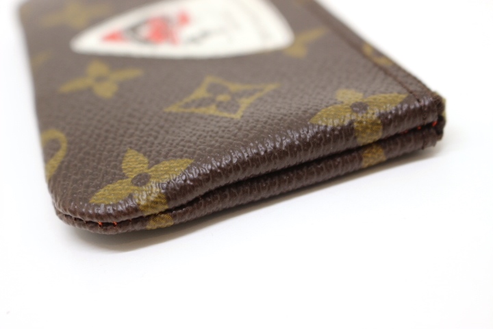 ルイ ヴィトン◎ポシェット クレ モノグラム キーホルダー コインケース 茶色 louis-vuitton--