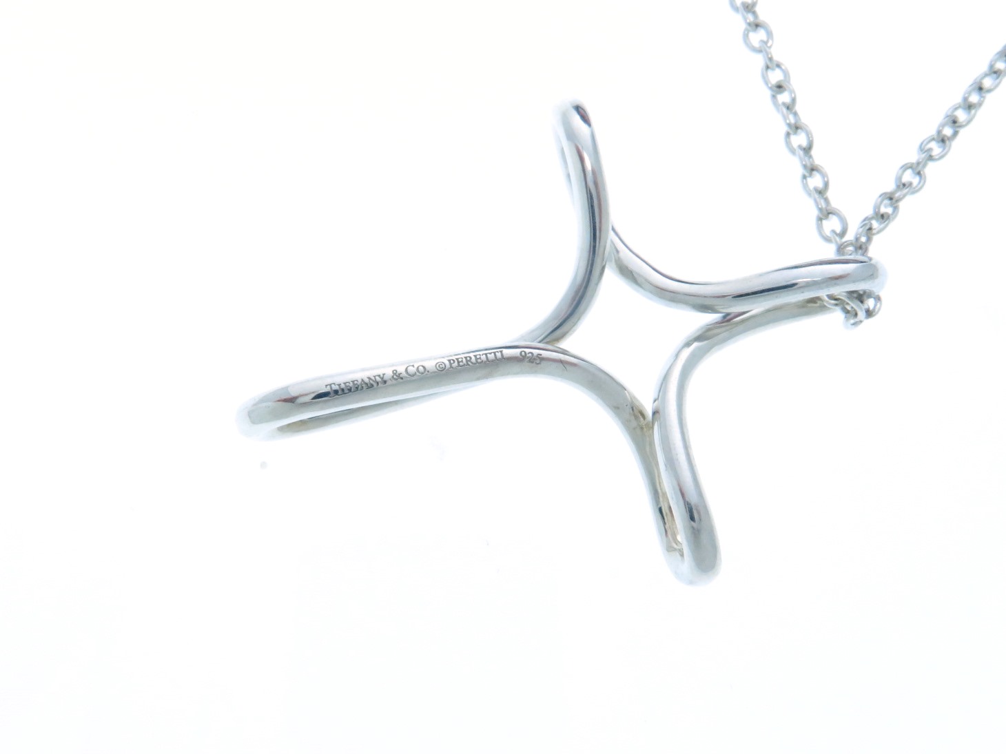 TIFFANY＆CO ティファニー オーブンクロスネックレス SV 6.6g