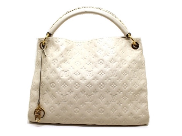 Th944971 ルイ・ヴィトン アーツィーMM モノグラム・アンプラント M93449 ネージュ(ホワイト) ハンドバッグ LOUIS VUITTON