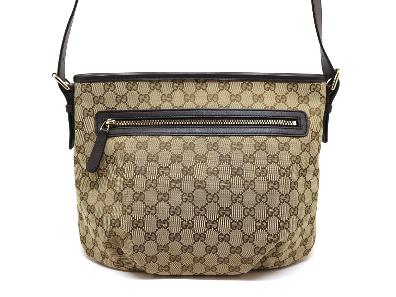 GUCCI ショルダーバッグ ベージュ ブラウン 98782a.jpg
