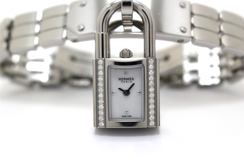 HERMES エルメス ケリーウォッチ ダイヤベゼル レディース腕時計 クオーツ HERMES エルメス ケリーウォッチ ダイヤベゼル レディース腕時計 クオーツ