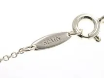 TIFFANY&CO ティファニー ジュエリー ネックレス オープン ハート ペンダント 925 シルバー 2.2g【473】