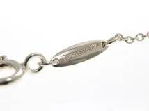 TIFFANY&CO ティファニー ジュエリー ネックレス オープン ハート ペンダント 925 シルバー 2.2g【473】