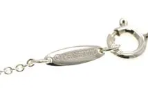TIFFANY&CO ティファニー ジュエリー ネックレス オープン ハート ペンダント 925 シルバー 2.2g【473】