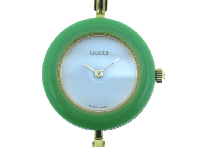GUCCI グッチ チェンジベゼルウォッチ 11/12.2 クォーツ レディース