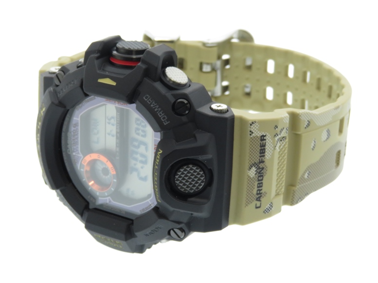 CASIO カシオ　G-SHOCK RENGEMAN　GW-9400DCJ-1JF　ブラック　ベージュカモフラージュ　SS/樹脂　ステンレス　 ソーラー電波クォーツ　メンズウォッチ　時計【204】