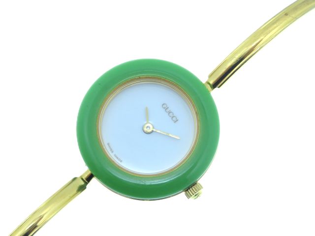 美品　グッチ　レディース　腕時計　チェンジベゼル　11/12.2 クォーツ GUCCI グッチ チェンジベゼルウォッチ 11/12.2 クォーツ レディース