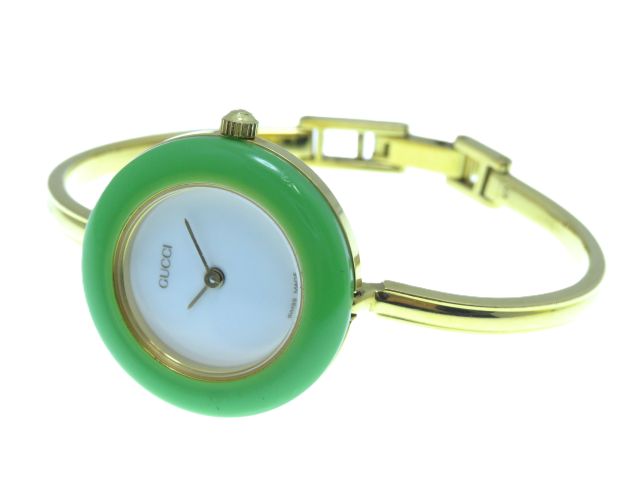 GUCCI グッチ チェンジベゼルウォッチ 11/12.2 クォーツ レディース