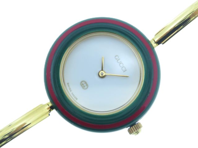 GUCCI グッチ チェンジベゼルウォッチ 11/12 クォーツ レディース