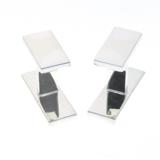 GUCCI　グッチ　スクエアロゴカフス　シルバー　約28.4g　2148103907746　【205】