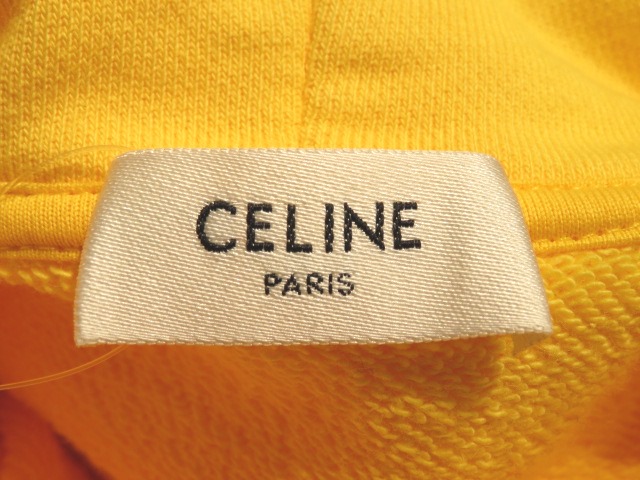 CELINE セリーヌ スタッズ付 ルーズ フーディ パーカー メンズ M