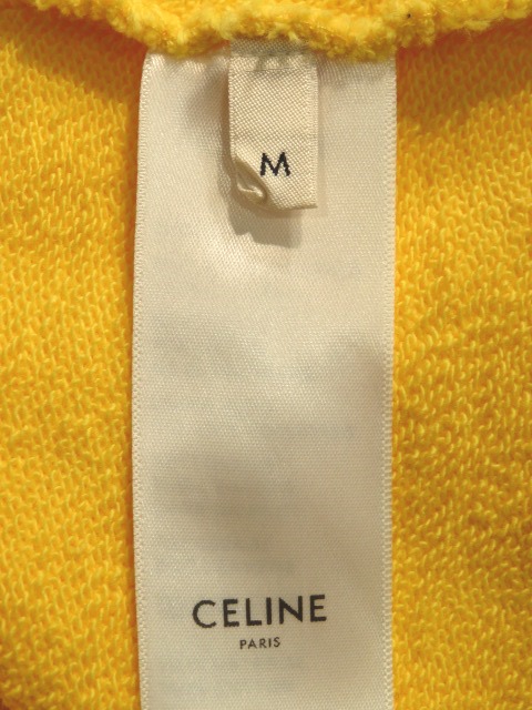 CELINE セリーヌ スタッズ付 ルーズ フーディ パーカー メンズ M