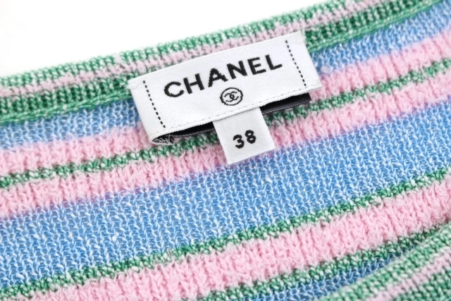 CHANEL シャネル 衣類 ワンピース レディース38 マルチカラー コットン リネン P74604K10672 （2147100471755）【200】