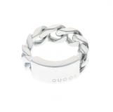 GUCCI　グッチ　チェーンリング　シルバー　約7.9g　約11.5号　2148103907722　【205】