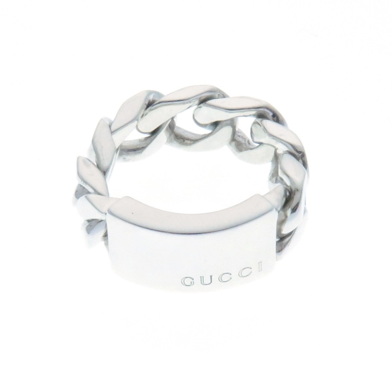 GUCCI グッチ チェーンリング シルバー 約7.9g 約11.5号 2148103907722