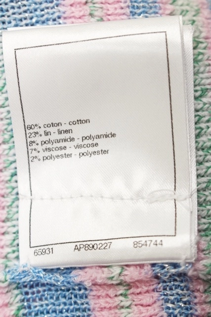 CHANEL シャネル 衣類 ワンピース レディース38 マルチカラー コットン リネン P74604K10672 （2147100471755）【200】