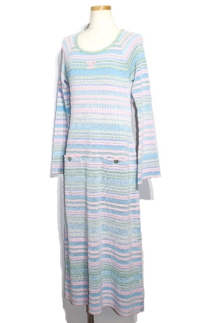 CHANEL シャネル 衣類 ワンピース レディース38 マルチカラー コットン リネン P74604K10672 （2147100471755）【200】