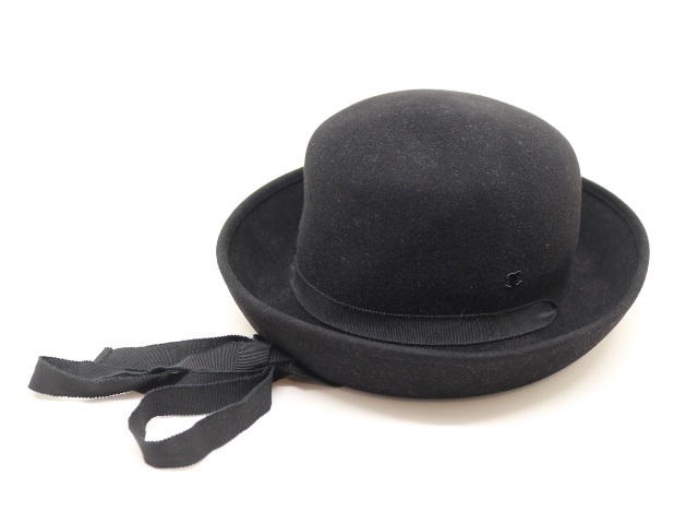 36,400円CHANEL　シャネル　ハット　帽子　ラビット　ラパン　コットン　ブラック