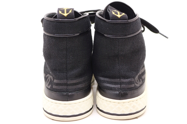 CHANEL シャネル ココマーク ハイカット スニーカー レディース