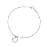 TIFFANY&CO　ティファニー　オープンハートブレスレット　シルバー925　約2.7g　約18.5cm　2148103908750　【205】
