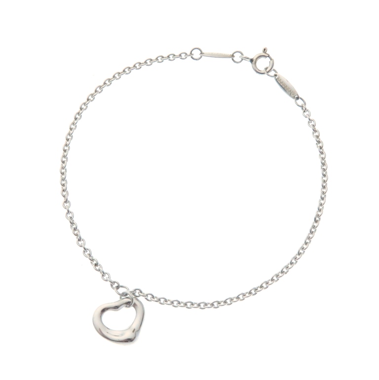 ティファニー シルバー925ブレスレット TIFFANY&CO ティファニー オープンハートブレスレット シルバー