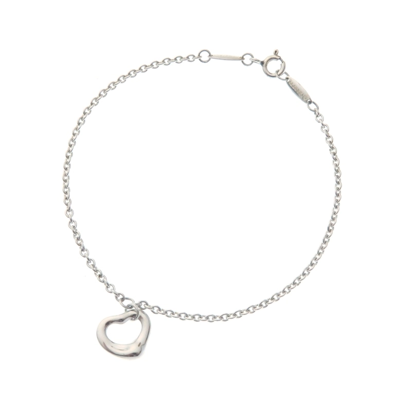 TIFFANY&CO ティファニー オープンハートブレスレット シルバー
