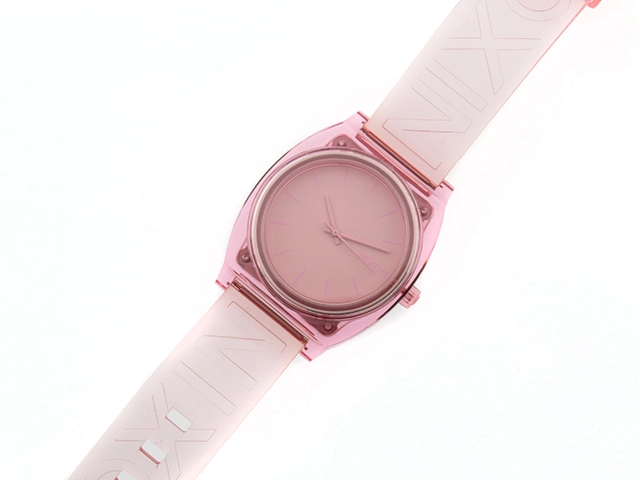 NIXON ニクソン 腕時計 タイムテラーP A1193146 SS/シリコーン ピンク文字盤 クオーツ【430】2148103684487