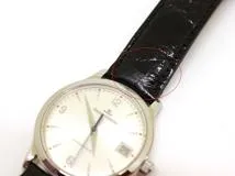 JAEGER-LE COULTRE　ジャガー・ルクルト 　腕時計　マスターコントロール クラシック　145.8.89　シルバー文字盤　SS/レザー　自動巻き　メンズ（2120000294877）【200】M