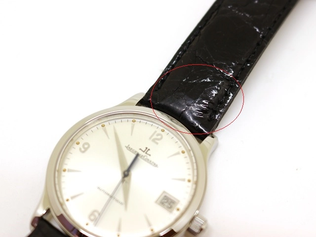 JAEGER-LE COULTRE　ジャガー・ルクルト 　腕時計　マスターコントロール クラシック　145.8.89　シルバー文字盤　SS/レザー　自動巻き　メンズ（2120000294877）【200】M