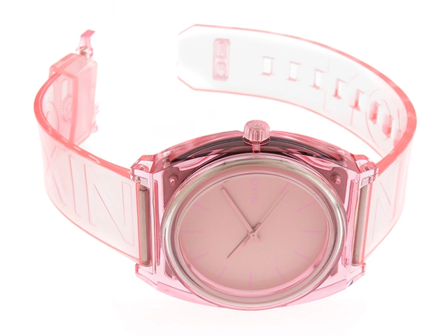 NIXON ニクソン 腕時計 タイムテラーP A1193146 SS/シリコーン ピンク文字盤 クオーツ【430】2148103684487