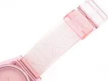 NIXON　ニクソン　腕時計　タイムテラーP　A1193146　SS/シリコーン　ピンク文字盤　クオーツ【430】2148103684487